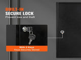 100-Key Cabinet, Key Lock Box Adjustable Racks, Security Key Storage Box Steel, Key Organizer V952-YCAQJHS100PC6KJXSV0