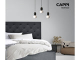 Artiss Bed Head Headboard Double Size Fabric - CAPPI Charcoal BFRAME-H-CAPPI-D-CHAR