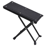 Portable Foldable Guitar Foot Rest Stool in Black - and Sturdy Guitar Accessory for Comfortable V1192-AZ-W-20587