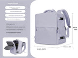 Water-Resistant Laptop Backpack with USB Charging Port and Wet-Dry Separation V888-ELOSUNG10950