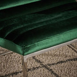 Glorie Emerald/Green Velvet Sofa Accent Chair ArmChair V1041-JMC-1060EMERALD