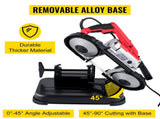 Portable Saw,with Removable Alloy Steel Base Cordless Saw,127mm Cutting Capacity Hand held V952-BXSD5INCH220VT9DGV3
