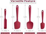 600F Heat Resistant Silicone Spatulas Cooking Mixing Utensils and 8"10"12" V1258-DP02-C-371