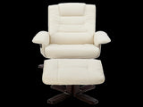 PU Leather Massage Chair Recliner Ottoman Lounge Remote V63-771955