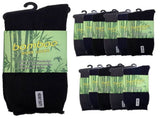12 Pairs PREMIUM BAMBOO SOCKS Mens Heavy Duty Thick Work Socks Cushion BULK - Assorted Colour Pack V563-12BSOX-ACOLOUR-SIZE11-14