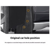 4 PCS black Mud Flaps Splash Guards Mudguards Mudflaps with Hardware Kits Accessory Compatible Front V1366-AZ2-W-08162