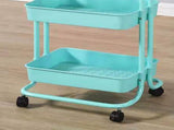 Heavy Duty 3 Tier Utility Rolling Cart Stylish Multifunctional Storage Organizer for Kitchen V1294-YM0717-3117220193313