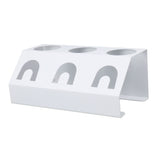 Soda Bottle Holder 3 Holes Soda Bottle Draining Stand Soda Accessories With Silicone Pad White V1294-YM0703-3113230162512
