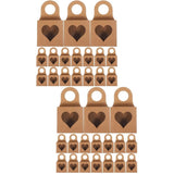 Brown Paper Wine Bottle Box, 50Pcs, Multi-Functional Storage for Home and Travel V1369-AZ3-W-18014