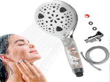 Handheld Shower Spray Head, Reusable Water Saving Design V1263-JX-5205