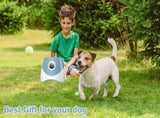 automatic ball launcher, ball thrower, rechargeable ball thrower, interactive toy, V1102-137-35024-GRN-L