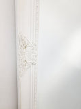 French Provincial Ornate Mirror - WHITE - X Large 100cm x 190cm V292-MIRR-FRN004