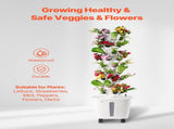 Hydroponic Growing System, 50 Pods Vertical 10 Tiers Hydroponic Tower, Rolling Hydronic Garden with V952-TSSPZZXTWSZDQYEM0V3