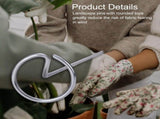 120 Pcs Garden Landscape Staples - 12 Gauge Circle Top Landscape - 6 Inch Galvanized Landscape V1258-DP02-C-542