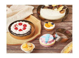 Round Cake Ring Set 4/6/8/10 Inch Biscuit Cutter Circle Cookie Cake Mold Stainless Steel Pastry Ring V1370-AZ4-08465