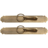 Chinese Style Door Ring Brass Handle Antique Door Handle Furniture Hardware V1237-ZY-715-206