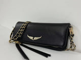 Chic Quilted Leather Crossbody Bag with Chain Strap & Tassel Detail V888-ELOSUNG29124