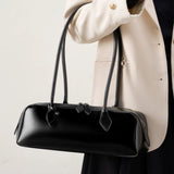 Women's niche design single shoulder large capacity cowhide armpit bag long strip baguette bag V1366-AZ2-W-10861