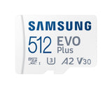 SamSung 512GB MB-MC512KA EVO Plus microSD Card 130MB/s with Adapter V28-FFCSAM512GTFMCKA