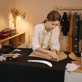 24" French Curve Ruler - Aluminum Alloy Sewing & Pattern Making Ruler with Clear Scale for Quilting, V1366-AZ2-W-16547