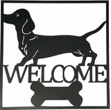 Welcome Dachshund Wall Art 40cm V637-E522902
