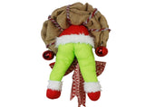 Christmas Thief Stolen Burlap Wreath Garland Home Ornament Party Decoration-40*50cm V1263-JX-1021