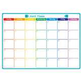 Magnetic Dry Erase Weekly & Monthly Planner Set, Fridge Whiteboard Calendar with 7 Markers & Eraser, V1188-MS-417-0006