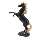 Horse Sculpture Ornament Decorative Auspicious Wealth Craft Resin Standing Horse Statue for Cabinet V1294-YM0626-3115220151811