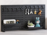 CARLA HOME 2 Pack Desk Pegboard Organizer Kit with Hooks, Tray & Mount Ideal for Office, Gaming V178-36280