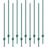 5 Feet Fence Post 10 Pack T-Post Heavy Duty Metal Fence Posts Green V952-WLLZJSK5YC10LFG33V0