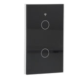 For Zigbee Tuya Remote Light Switch Voice Control 2Gang US Wall Touch Switch AC 100240V V1294-YM0901-3113210138712