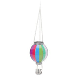 Hot Air Balloon Solar Lantern with Candle Holder Decorative Solar Hot Air Balloon Flickering Flame V1294-YM0901-3111240203111