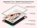 Butterfly Shockproof Hybrid Case Compatible with Samsung Galaxy Tab A9 Plus 463 V1237-ZY-203-2753