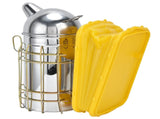 Pointed Beehive Smoker with Heat Protection Board Stainless Steel Bee Smoker for Bee House V1294-YM0523-3111210388211