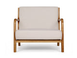 Artiss 2X Armchair Faux Fabric Beige UPHO-C-ARM-5099-BGX2