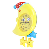 Wall Clock Cartoon Silent Non Ticking Decorative Wall Clock for Kid's Bedroom Studyroom Decor V1294-YM0721-3115210022711