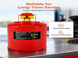 Safety Gas Can, 19 L Type I Red Safety Can for Gasoline with Stainless Steel Flame Arrester, V952-IXAQGHSJS5JL94ZJ9001V0