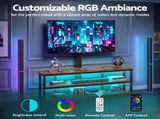Artiss Corner TV Stand 32-70" w/ Mount LED Lights & Power Outlet Space Saving TV-MOUN-LED-3T-WAL