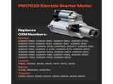 Starter 17825, Starter Motor Replacement Compatible with Toyota Camry 3.5L 2007-2017, Lexus ES350 V952-DDQDMDPN17823B4EI001V9