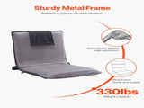 Floor Chair, 6-Position Adjustable Meditation Chair with Back Support, Folding Sofa Chair for V952-DBYQBKWFS000DD52CV0