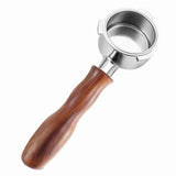 51mm Bottomless Portafilter with Screen, 3 Ears Stainless Steel Professional Espresso Portafilter V1366-AZ2-W-14649