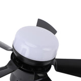 Ceiling Fan Light Dimmable 3 Wind Speed Timer E26 Screw in Ceiling Fan with LED Light for Bedroom V1294-YM0901-3119240075611