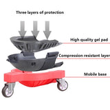 Rolling knee pads casters and comfortable pads that can rotate freely on the, suitable for V1366-AZ2-W-03863