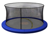 Kahuna 14ft Trampoline Pad and Net - Blue KAH-PDNET-14-BU