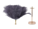 Decorative Table Lamp 30PCS Feathers USB Rechargeable Light Touch Control Desk Light Built in V1294-YM0901-3119230088514
