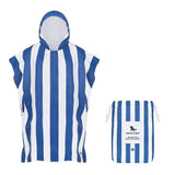 Dock & Bay Adult Poncho Hooded Towel Cabana Collection Whitsunday Blue S DB-PONCHA-CAB-SM-NAVY