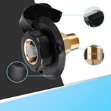 Rv City Water Inlet With Check Valve 3/4 Nh Female To 1/2 Npt Male With Dust New V1189-LWWAL-20260327-04316