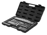 Socket Set, 69 Pieces, 9.5 & 6.4 mm Drive Socket and Ratchet Set, SAE and Metric, Deep and Standard, V952-TTJLBSZJTTJLJ85A3001V0