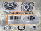 Clutch Drum .325 Clutch Drum Bearing Kit For Stihl Ms261C Ms271C Ms291C Ms240 Ms260 Ms270 Ms280 V1188-MS-227-0777