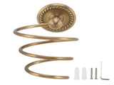 Hair Dryer Holder Antique Brass Hair Care Tools Holder Wall Mount Bronze Finished Spiral Hair Dryer V1294-YM0626-3112220089711